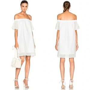 Rag & Bone wedding Rag & Bone Flavia Eyelet Off The Shoulder Dress 100% cotton